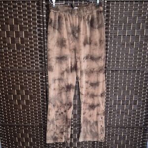 Stylish Brown Tie-Dye Joggers
